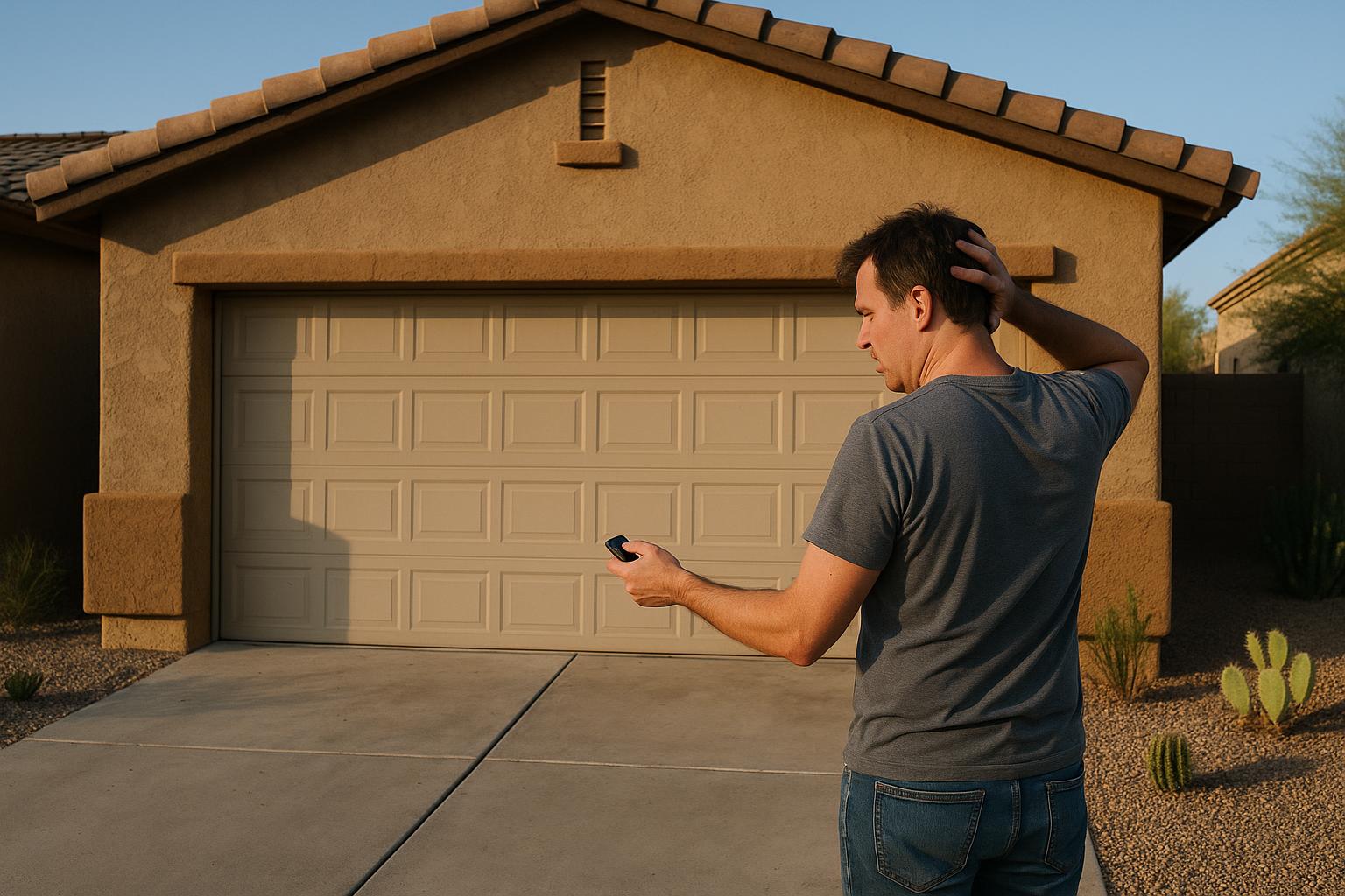 What to Do When Your Garage Door Won't Open in the Morning